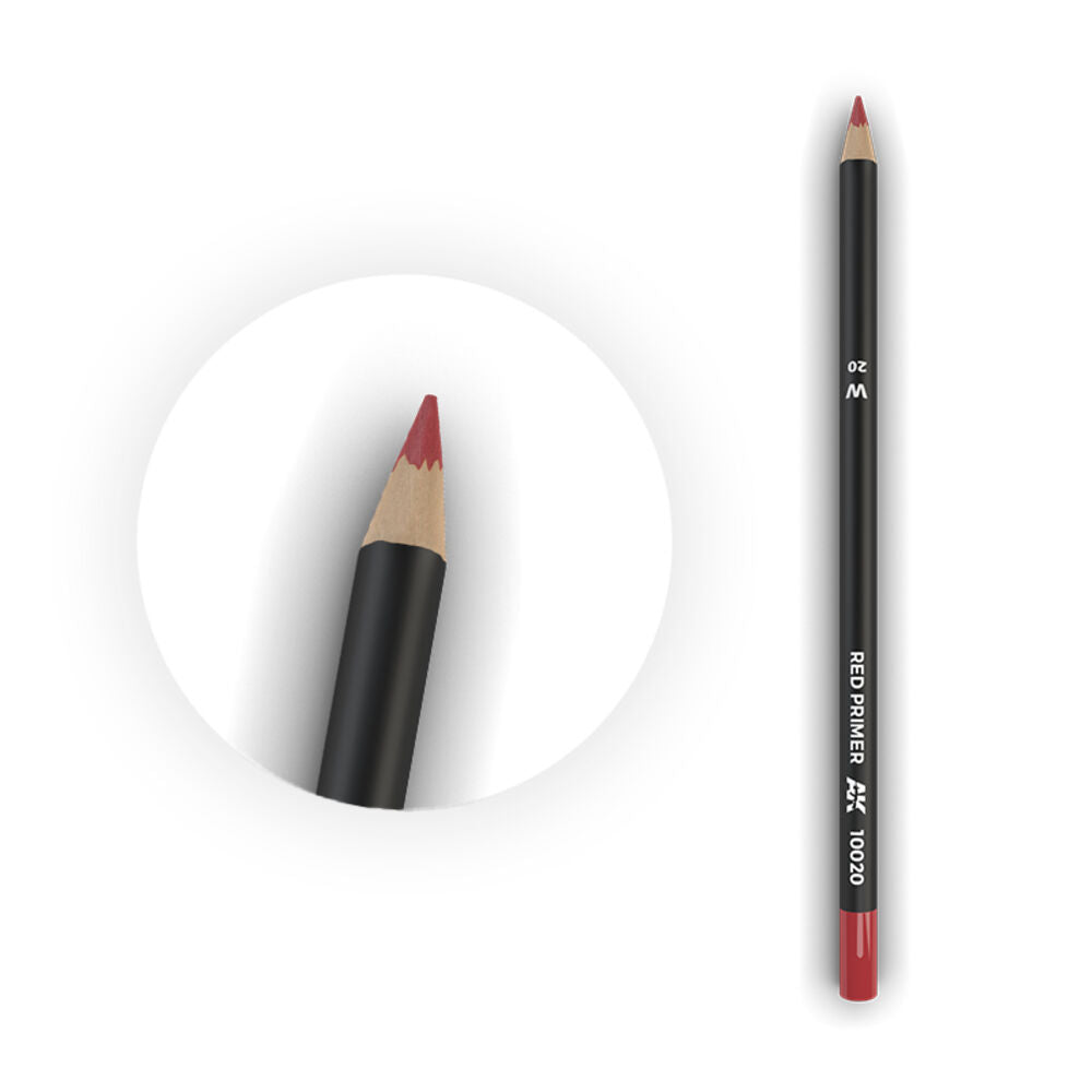 Watercolor Pencil Red Primer