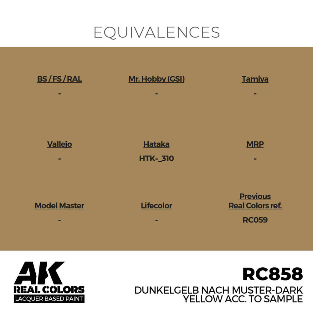 Dunkelgelb Nach Muster-Dark Yellow acc. to Sample