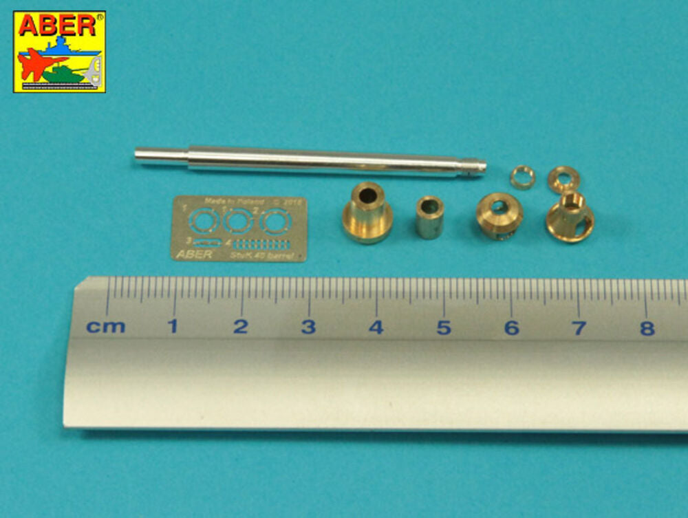 German StuK.40 L/48 7,5 cm Barrel with final muzzle brake for Stug.III, Ausf G final &Stug.IV  late