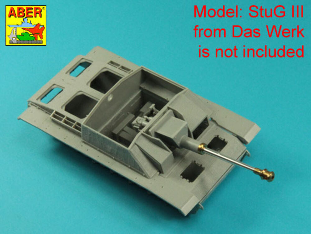 German StuK.40 L/48 7,5 cm Barrel with late muzzle brake for Stug.III, Ausf G late & Stug.IV  early