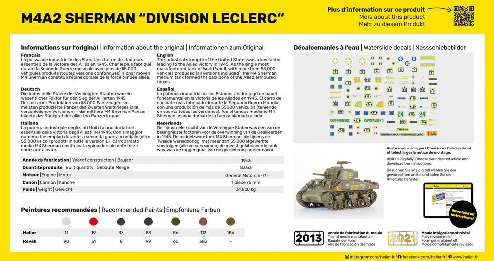 M4A2 Sherman Division Leclerc (deco.FR