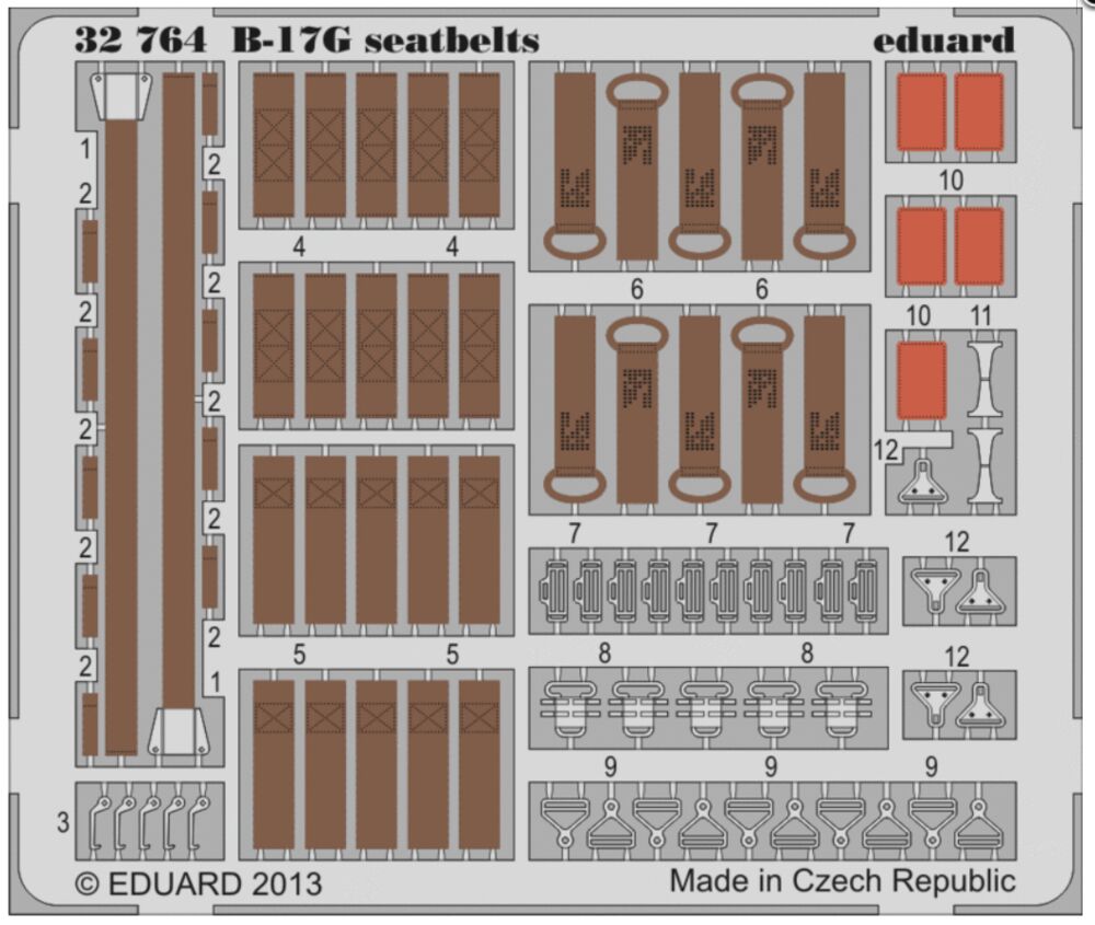 B-17G seatbelts for HK Models