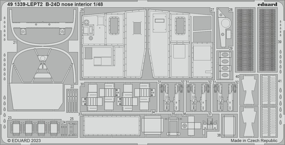 B-24D nose interior 1/48 REVELL