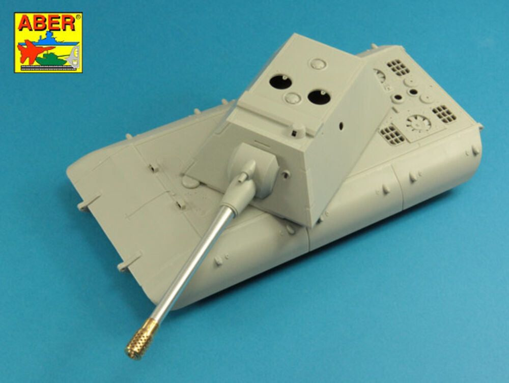 150mm Barrel with muzzle brake for German E-100 Heavy Tank Krupp Turret