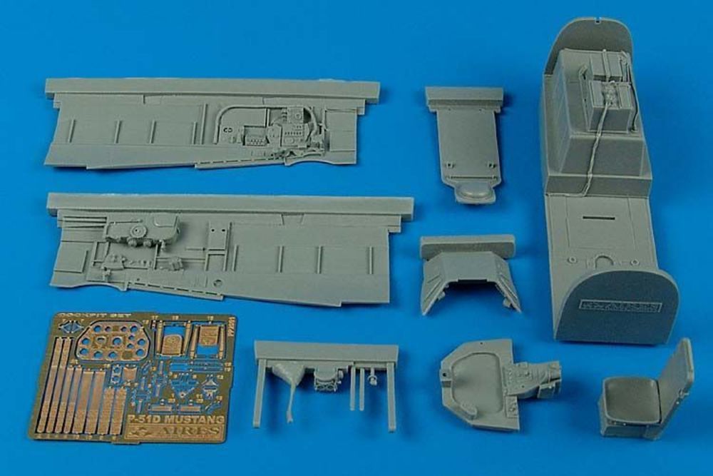 P-51D Mustang cockpit set F��r Trumpeter Bausatz