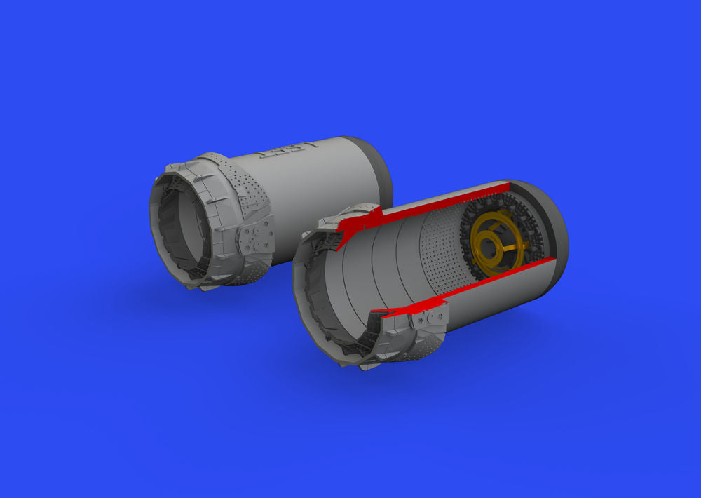 Tornado GR.1 exhaust nozzles 1/72 for EDUARD/REVELL