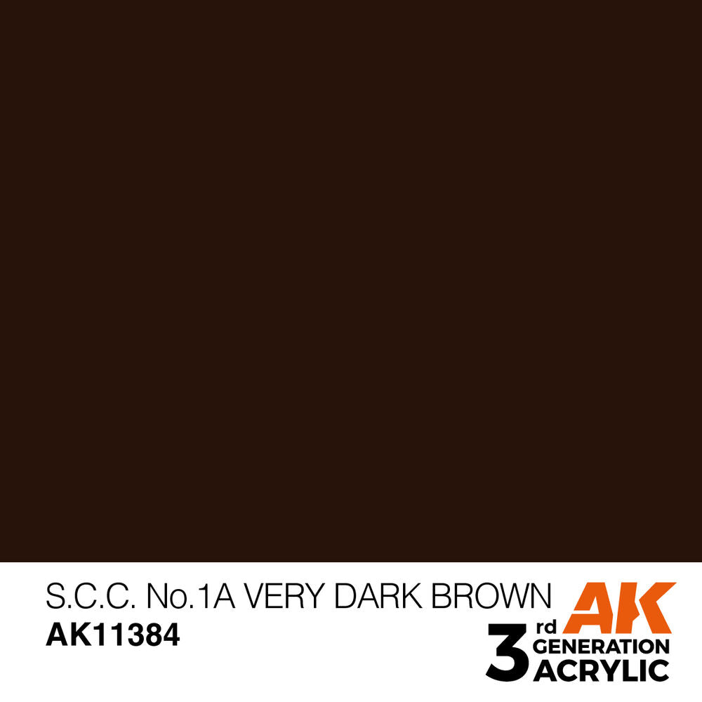 S.C.C. No.1A Very Dark Brown