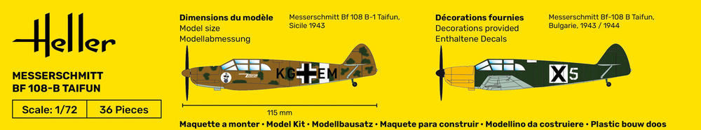 STARTER KIT Messerschmitt Bf 108 B Taifun