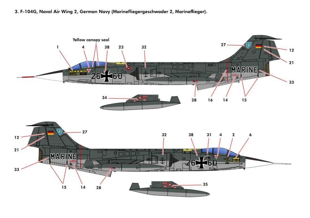 F-104G German Air Force and Marine