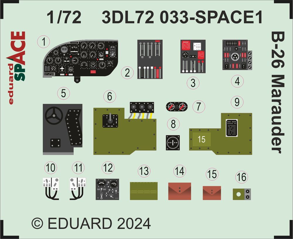 B-26 Marauder SPACE  HASEGAWA / EDUARD