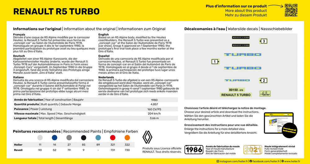 STARTER KIT Renault R5 Turbo