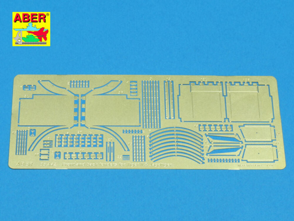 Front and back fenders for King Tiger & Jagdtiger