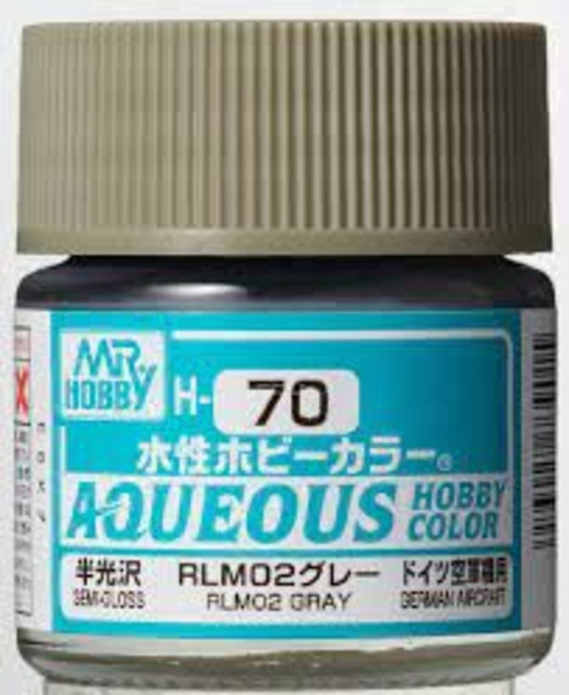 Mr Hobby -Gunze Aqueous Hobby Colors (10 ml) RLM02 Gray