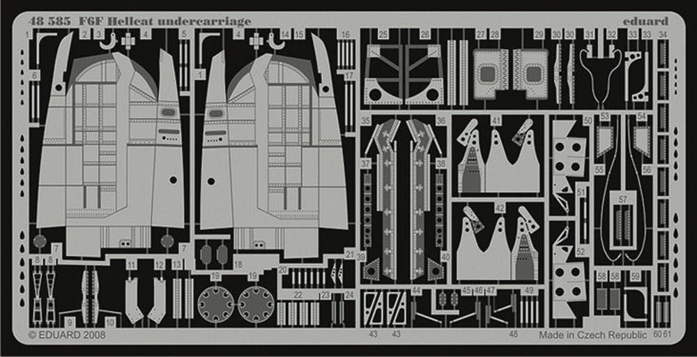 F6F Hellcat undercarriage f��r Eduard Bausatz