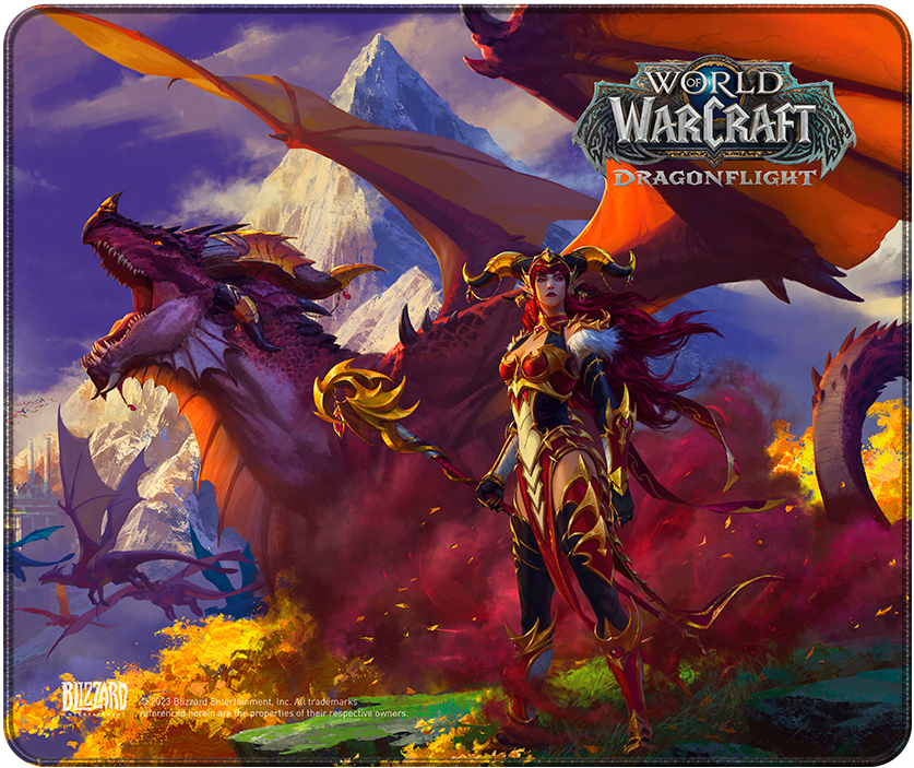 World Of Warcraft Dragonflight - Alexstrasza & Dragon Mousepad, L