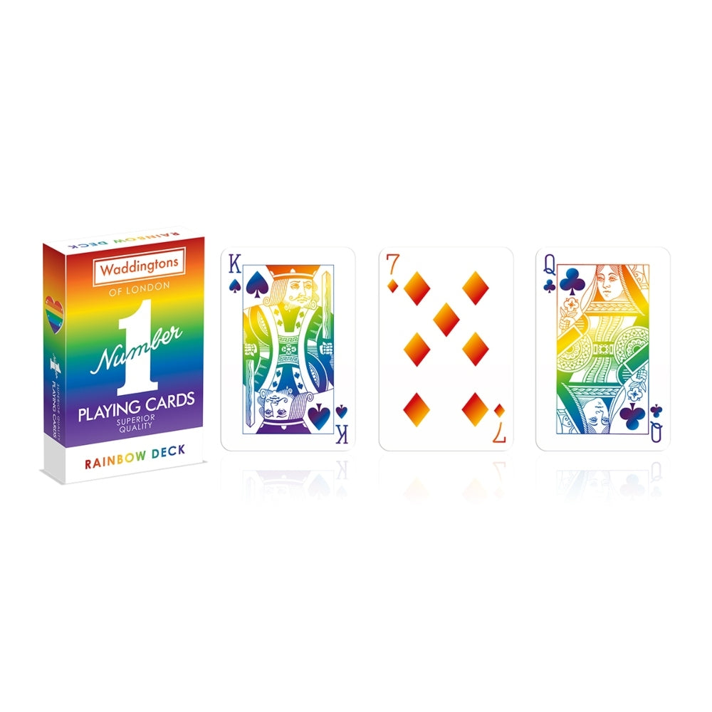 Winning Moves Rainbow - Waddingtons No.1 Playing Cards