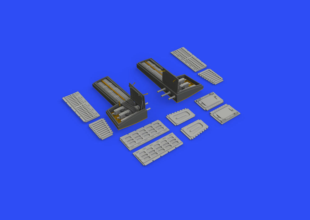 P-51D gun bays for Eduard