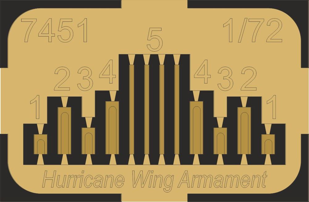 Hurricane Wing Armament (8 guns)