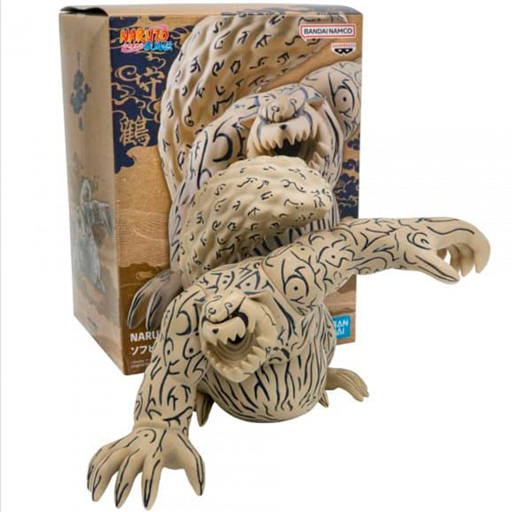 Bandai NARUTO SHIPPUDEN SOFT VINYL FIGURE-SHUKAKU & GAMABUNTA-(A:SHUKAKU)