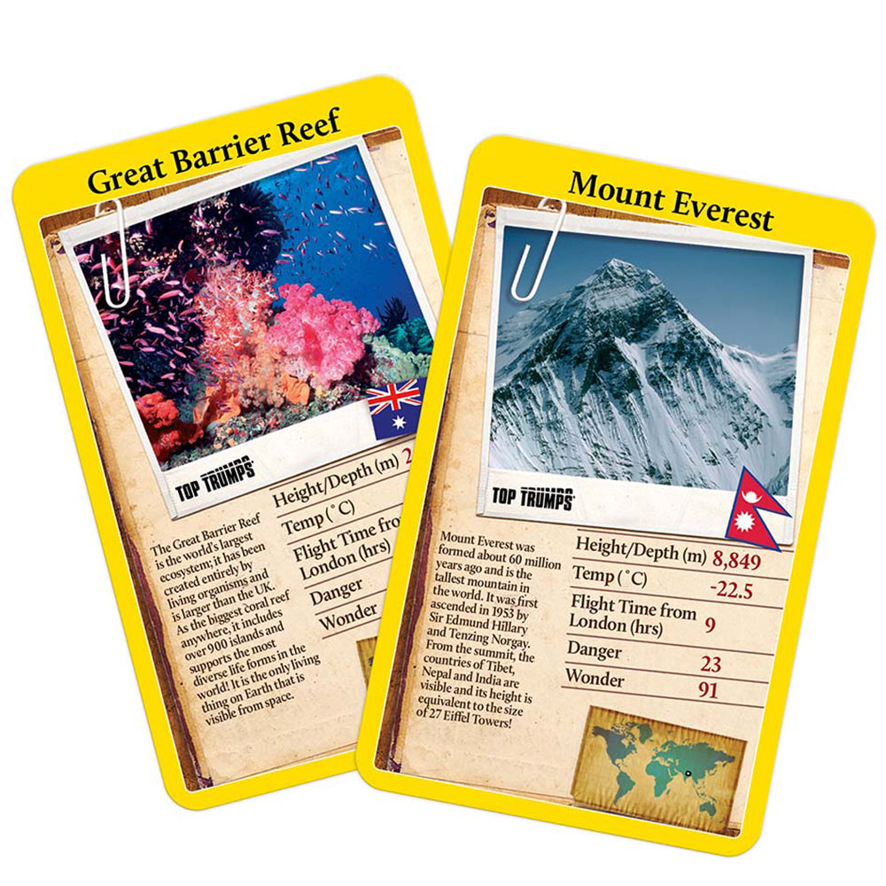Winning Moves Wonders of the World - Top Trumps Board Game