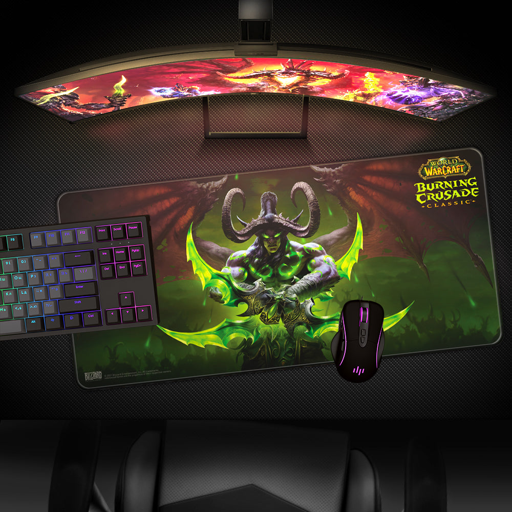 World Of WarCraft Burning Crusade: Illidan, Mousepad, XL