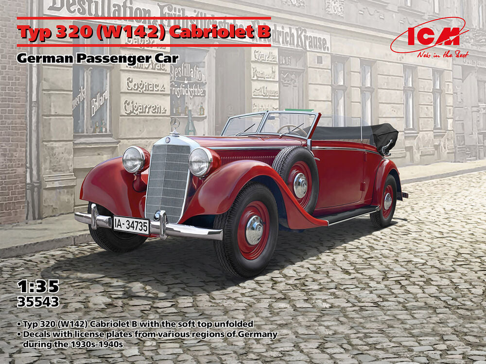 Typ 320 (W142) Cabriolet B, German Passenger Car