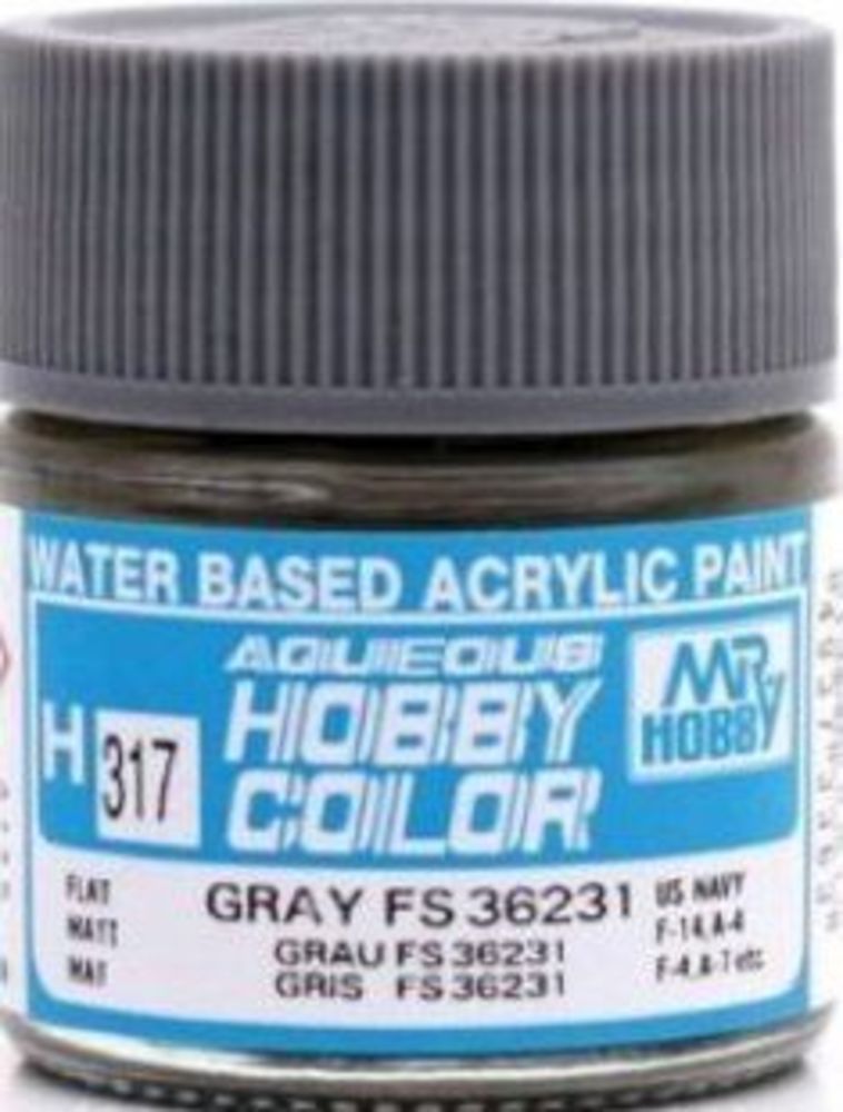 Mr Hobby -Gunze Aqueous Hobby Colors (10 ml) Gray FS 36231