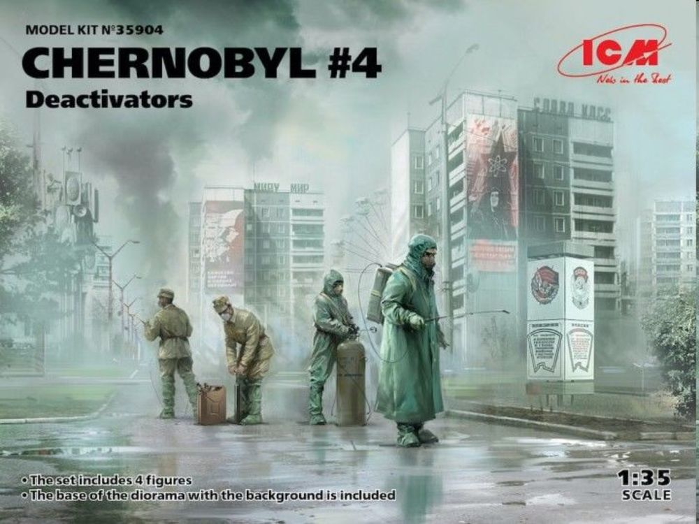 Chernobyl4. Deactivators (4 figures)