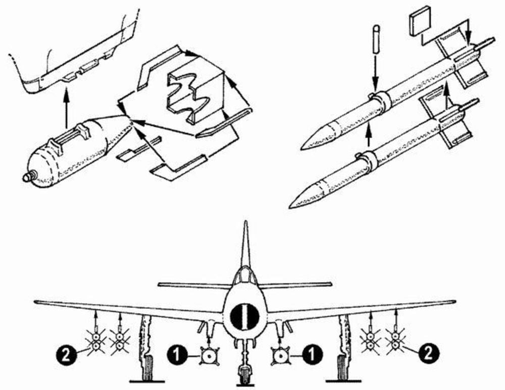 F-84 Waffen Set