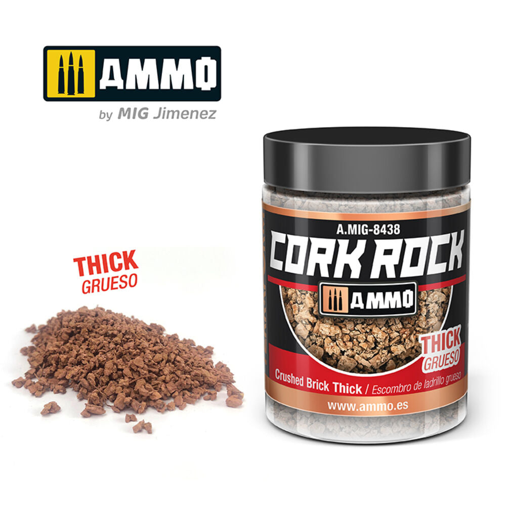 CREATE CORK Crushed Brick Thick (Jar 100mL)