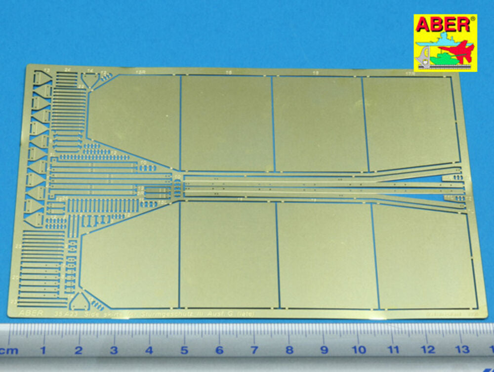 Side skirts for Sturmgeschutz III (Late model)