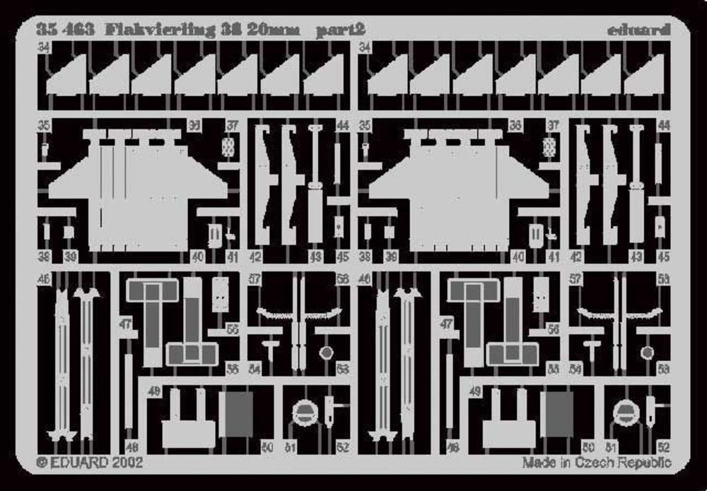 Flakvierling 38 20mm f��r Tamiya Bausatz