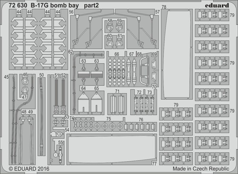 B-17G bomb bay for Airfix