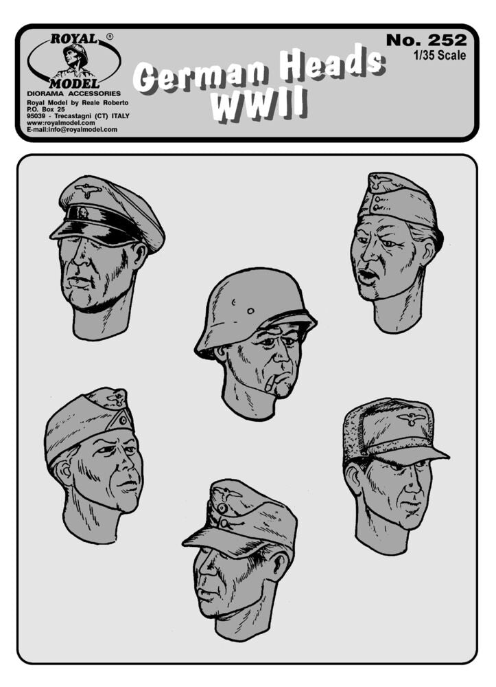 German heads WWII n.1