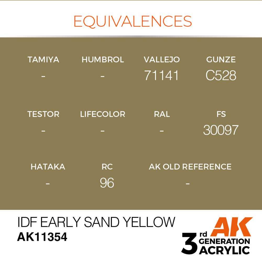 IDF Early Sand Yellow