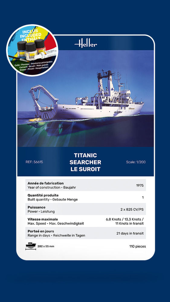 STARTER KIT Titanic Searcher Le Suroit