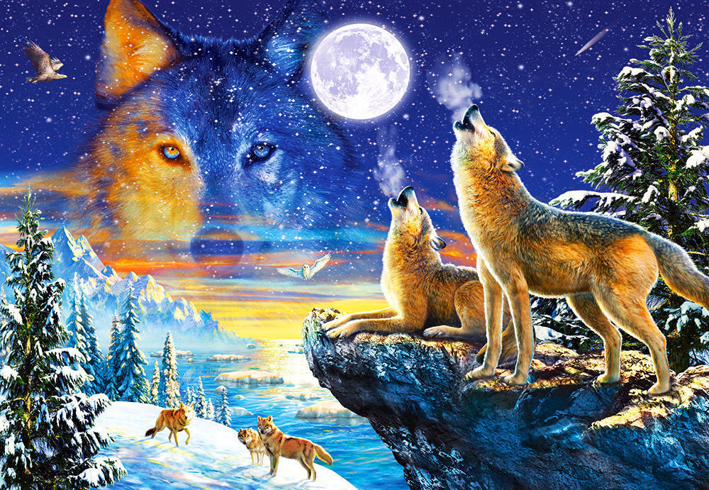 Howling Wolves, Puzzle 1000 Teile