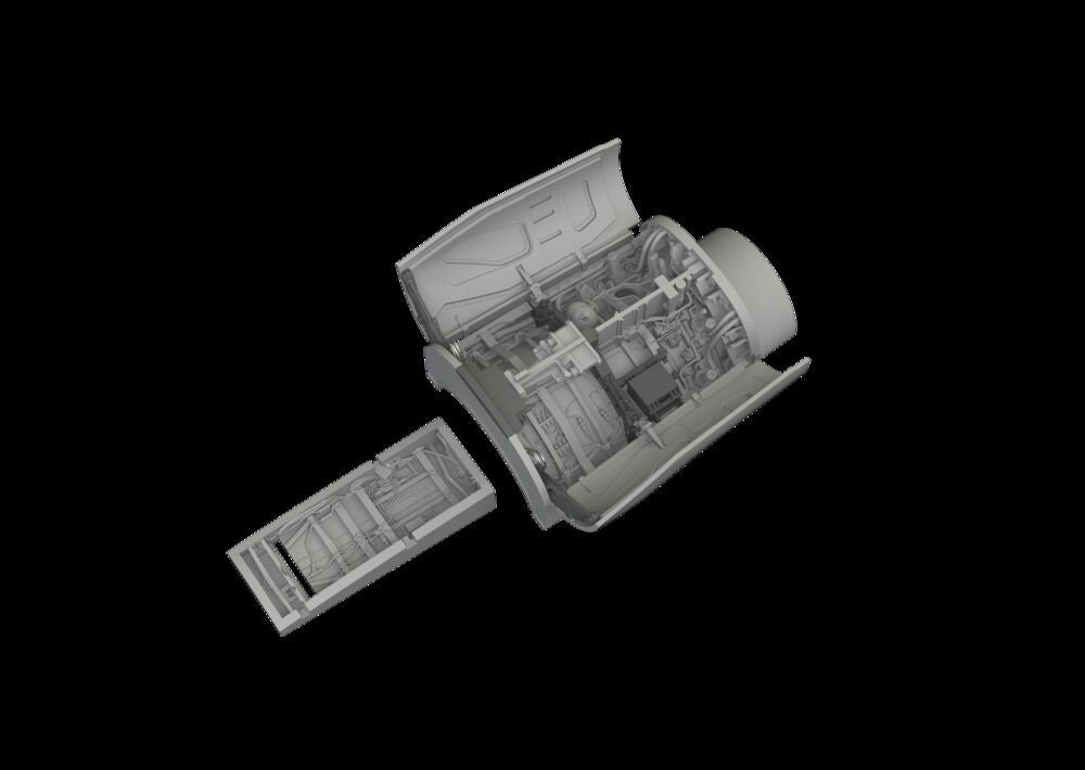 F-16C wheel bays late PRINT  KINETIC