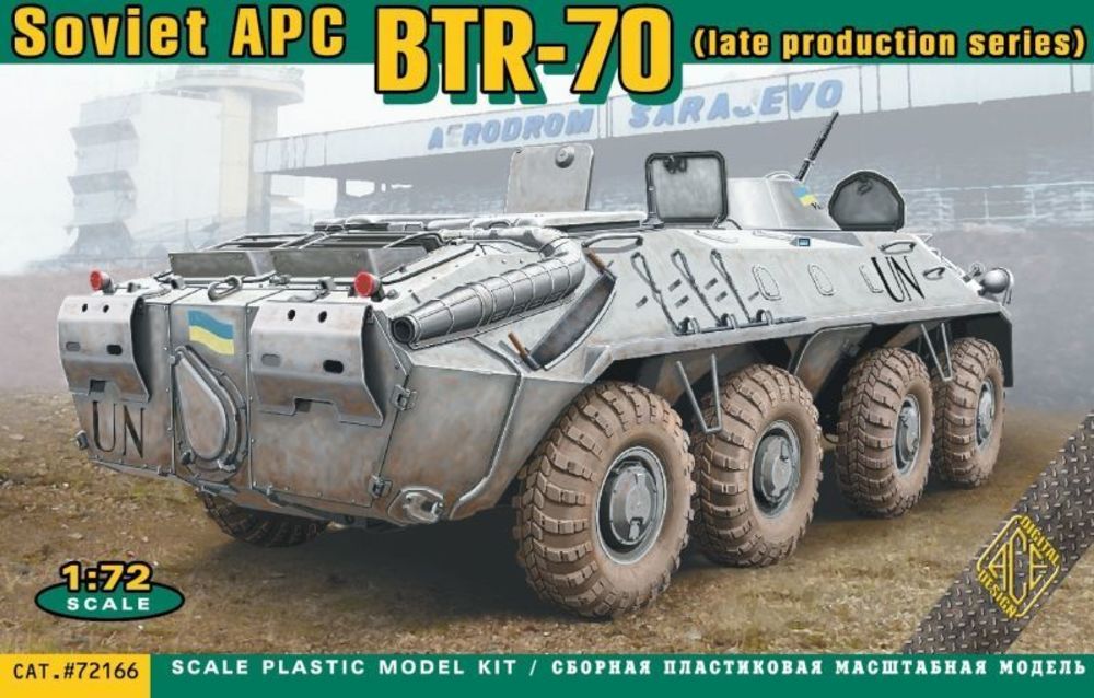 BTR-70 Soviet armored personnel carrier late prod.