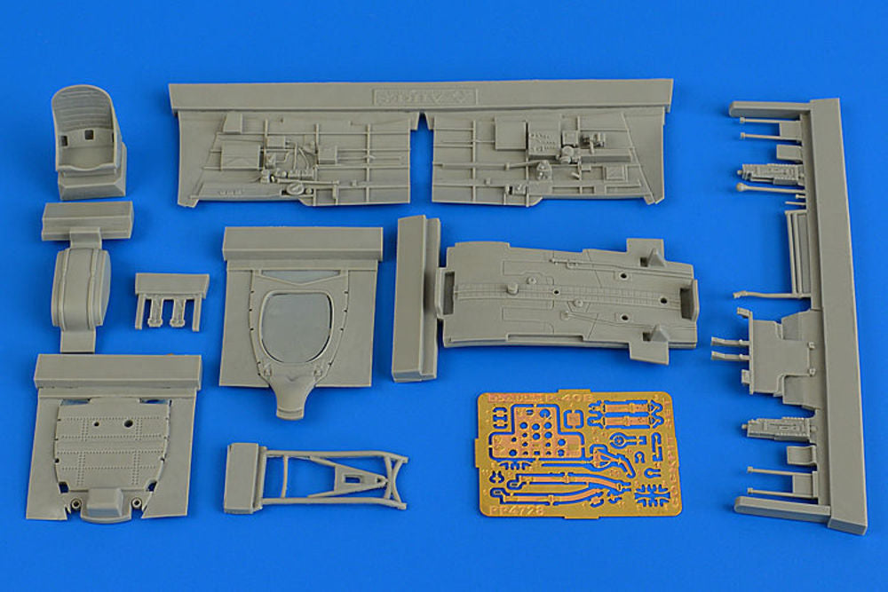 P-40B Warhawk cockpit set for Airfix