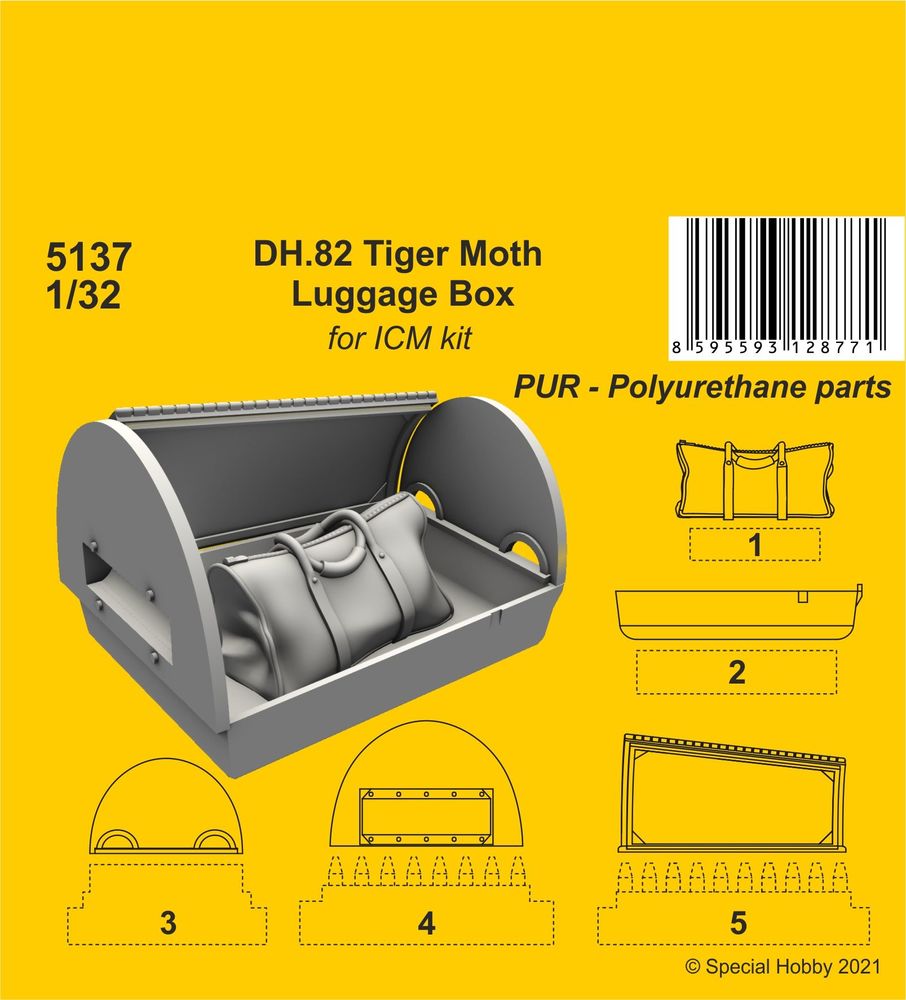 DH.82 Tiger Moth Luggage Box (ICM kit)