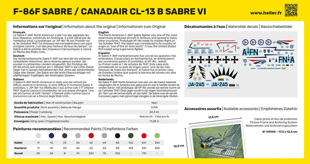 F-86F SABRE / CANADAIR CL-13 B Sabre VI