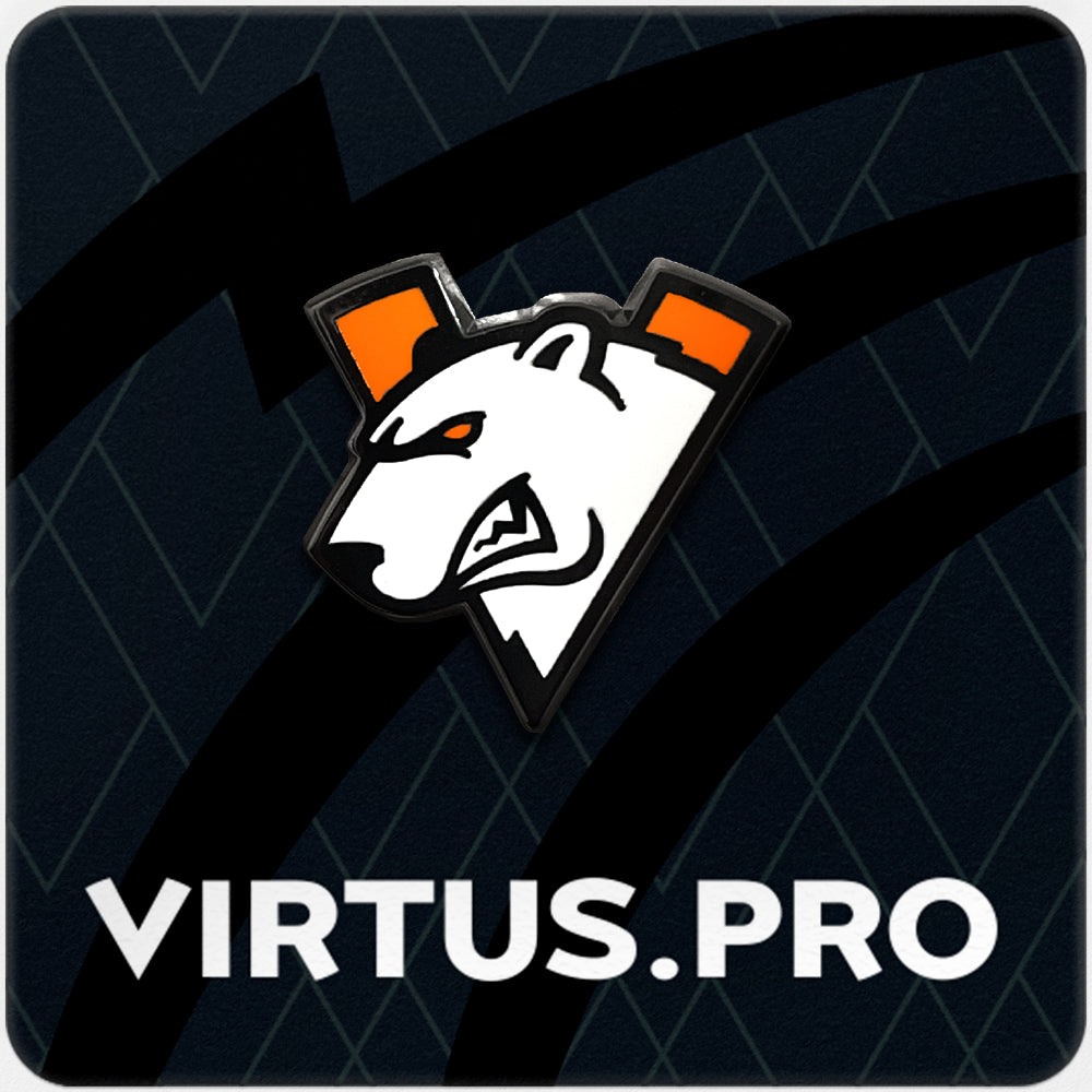 Virtus.pro metal pin with logo