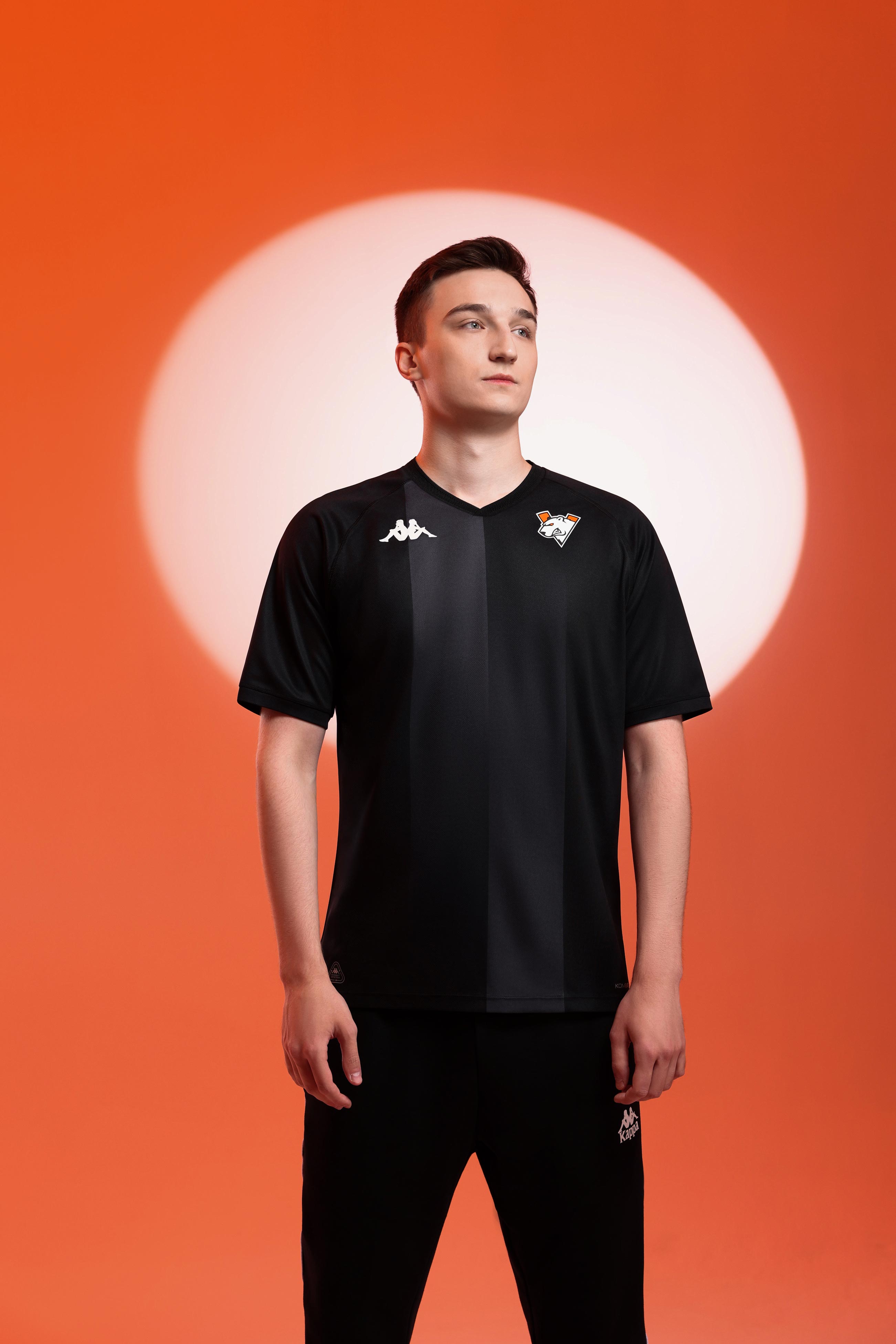 Virtus.pro Kappa jersey 2024/2025 black, size M