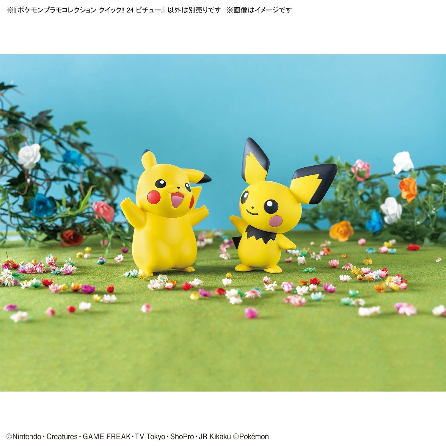 Pokemon Plastic Model Collection Quick!! 24 Pichu