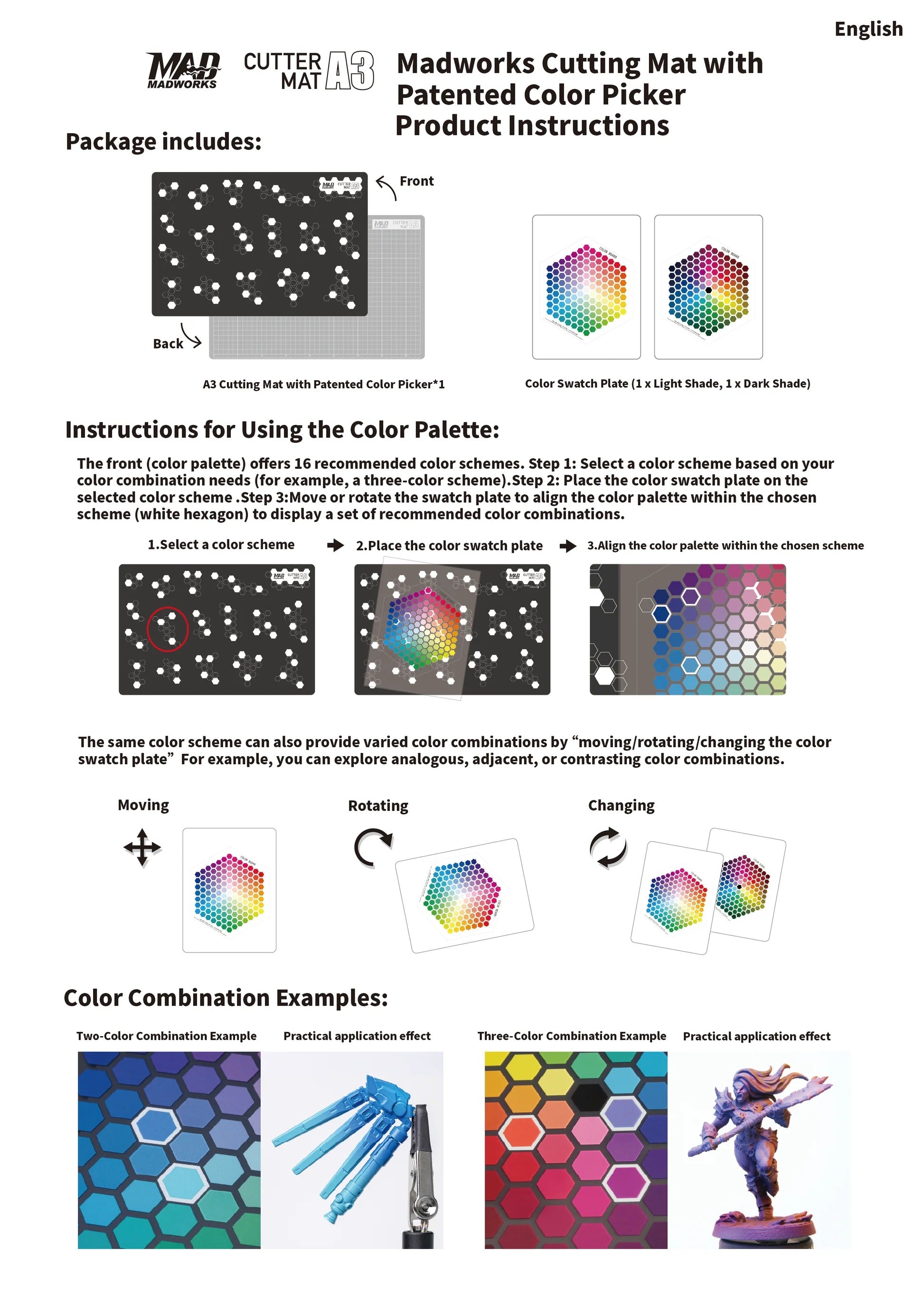 Cutting Mat for Modelers - A3 - Color Picker