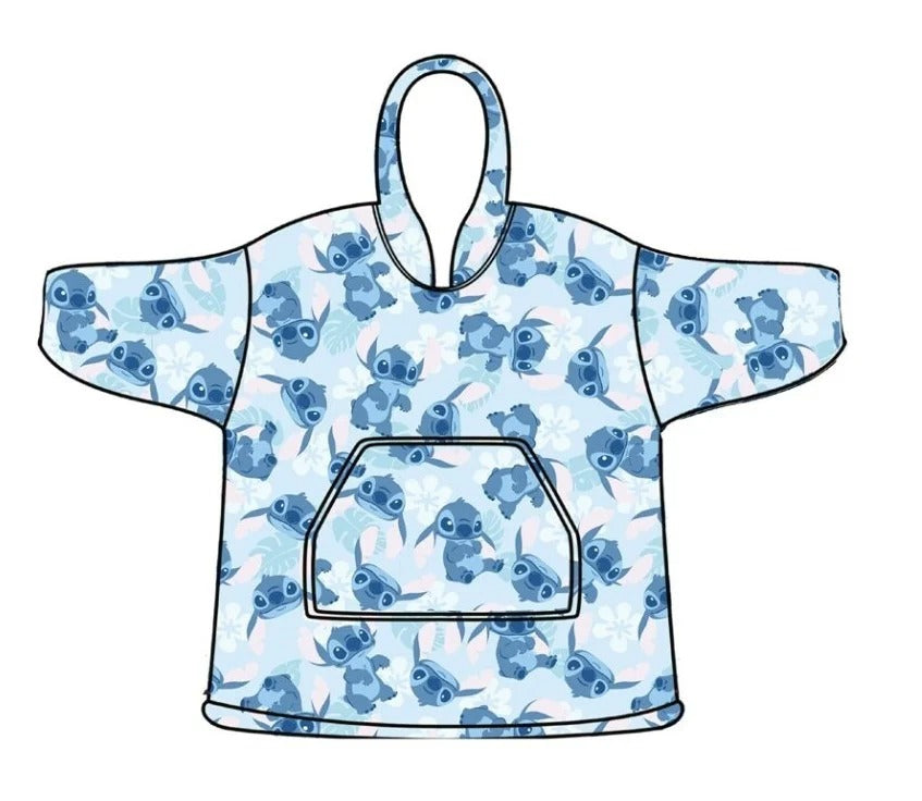 LILO & STITCH - Sweat Poncho - Adult Size