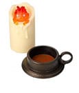 Das wandelnde Schloss Licht beleuchteter Calcifer &amp; Kerze 13 cm