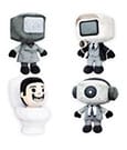 Skibidi Toilet Plush Mystery Blind Bag Display (2)