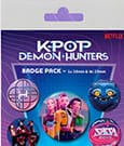 KPop Demon Hunters Pin-Back Buttons 5-Pack